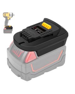 Akku-Adapter - Milwaukee 18V auf DeWalt 18V Lithium-Elektrowerkzeug
