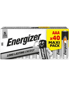 Energizer Everyday Long Lasting AAA-Batterien (Packung mit 40 Stück)