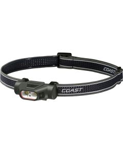Coast LP30R – kompakte, wiederaufladbare Stirnlampe mit rotem und grünem Licht, 1100 Lumen