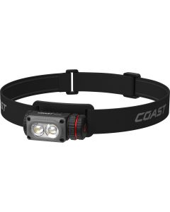 Coast WPH20R wasserdichte wiederaufladbare Stirnlampe, Leichtgewicht und Magnet 2000 Lumen