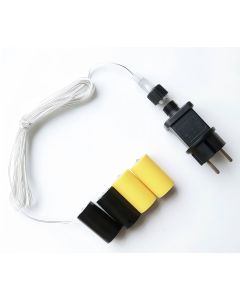 C-Batterie-Adapter - ersetzt 2-3 C-Batterien durch Strom