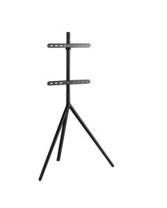 TV-Bodenständer Stativ, Kabelfixierung, 45" - 65" - Schwarz