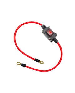 Mechanischer DC-Schalter 5-24V - Inline, IP67 wasserdicht - 30 cm.