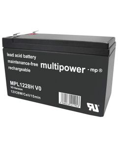 Multipower MPL1228H V0 Hochstrom-Blei-Akku 12V - 7.2Ah