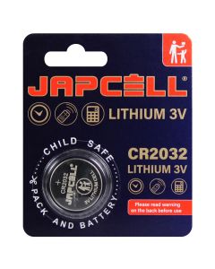Japcell® Lithium CR2032 Batterie - 1 Stück.
