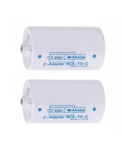 Batterieadapter AA auf C-Größe - 2 Stk