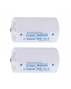 Batterieadapter AA auf D-Größe - 2 Stk.