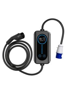 Mobiles E-Auto-Ladegerät vom Typ 2 für Elektroautos – 32 A – 7,4 kW – 5 m