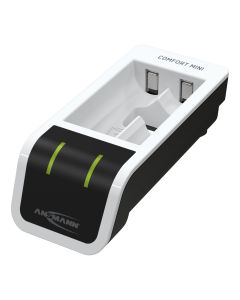 Ansmann Comfort Mini  Schnell-Ladegerät mit USB Eingang für NiMH Akkus AAA / AA