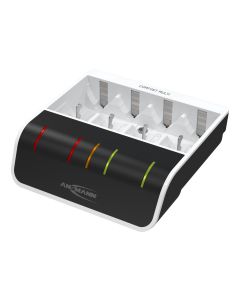 Ansmann Comfort Multi Schnell-Ladegerät mit USB Eingang für 1-4 NiMH Akkus  AAA / AA / C / D und 9V