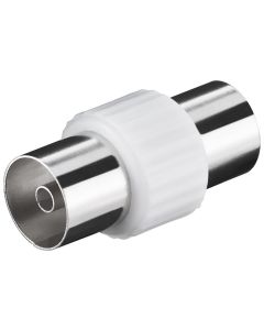 Adapter: Koaxialbuchse - Koaxialbuchse - Kunststoff