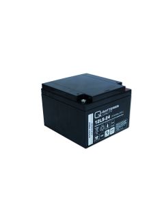 Q-Batteries 12LS-24 12V 24Ah Blei-Vlies-Akku / AGM VRLA mit VdS