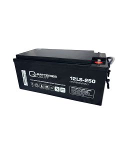 Q-Batteries 12LS-250 / 12V - 250Ah Blei Akku Standard-Typ AGM VRLA 10 Jahres Typ