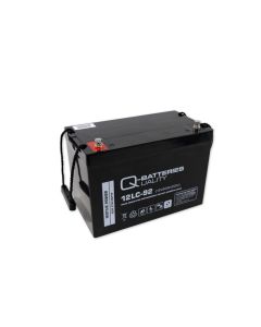 Q-Batteries 12LC-92 / 12V - 93Ah Blei Akku Zyklentyp AGM - Deep Cycle VRLA