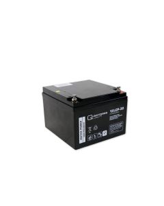 Q-Batteries 12LCP-30 / 12V - 30Ah Blei Akku Zyklentyp AGM - Deep Cycle VRLA