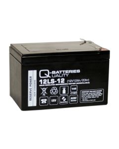 Q-Batteries 12LS-12 F2 12V 12Ah Blei-Vlies-Akku / AGM VRLA mit VdS