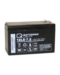 Q-Batteries 12LS-7.2 F1 12V 7,2Ah Blei-Vlies-Akku / AGM VRLA mit VdS