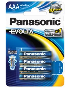 Panasonic Evolta Alkaline AAA / LR03 / Micro Batterien 4 Stück.
