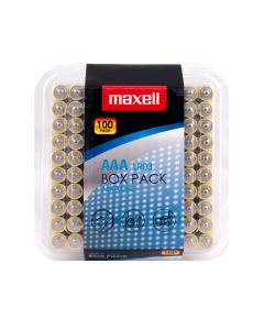 Maxell Long Life Alkaline AAA / LR 03 Batterien - 100 Stück.