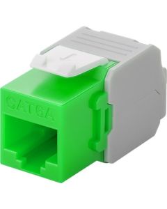 CAT 6a  RJ45 Stik, ikke afskærmet, grøn-hvid