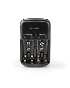 NEDIS, NiMH-batterioplader  AA/AAA/E-Block
