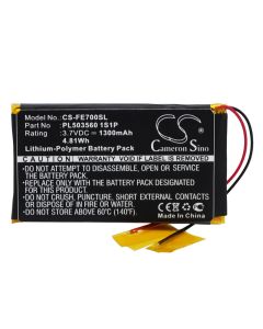 Batterie für Fiio verstärker EO7K - 3,7V