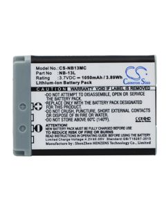 Akku für Canon kamera Powershot - 1050mAh