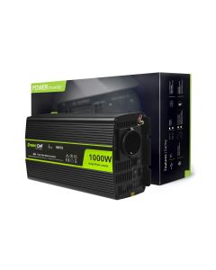 Green Cell Wechselrichter für Lkw 24V auf 230V 1000W/2000W Reine Sinuswelle