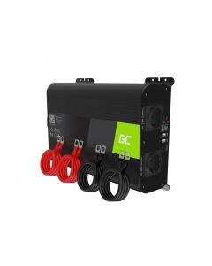 Green Cell Pro Wechselrichter für Auto 12V zu 230V, 2000W/4000W Reiner Sinus