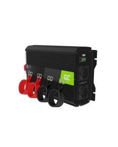 Green Cell PRO Inverter für auto 12V bis 230V, 3000W/6000W Modifizierter Sinus
