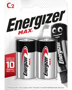 Energizer Max C / E93 Batterien (2 Stk. Blister)
