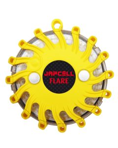 JAPCELL FLARE Wiederaufladbare Warnleuchte / Schildkröte (1 Stück) Inkl. Batterien