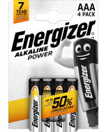 Energizer Alkaline Power AAA / E92 Batterien (4 Stk. Packung)