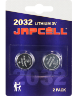 JAPCELL Lithium CR2032 Batterien - 2 Stück Packung