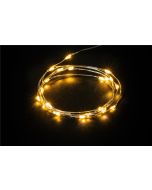 Goobay Lichterkette mit 20 LED Lichtern silberfarbig 2 Stück