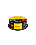 Intenso® CD-R 700 MB/80 Min. 52x Geschwindigkeit - 25 Stk. Auf Spindel (druckbar)