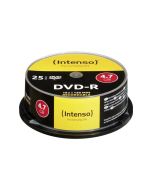 Intenso® DVD-R 4,7GB 16x Speed - 25 Stück auf Spindel