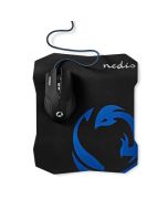 NEDIS, Set aus Gaming-Maus und Mousepad Kabelgebundene Maus 2400 dpi 6 Tasten